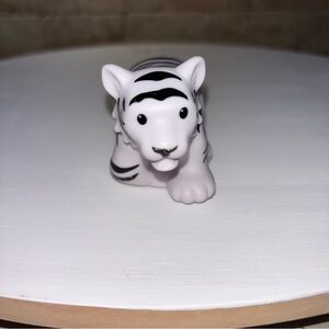 2012 Fisher-Price Little People Zoo Talker White Tiger - clean - tested - works